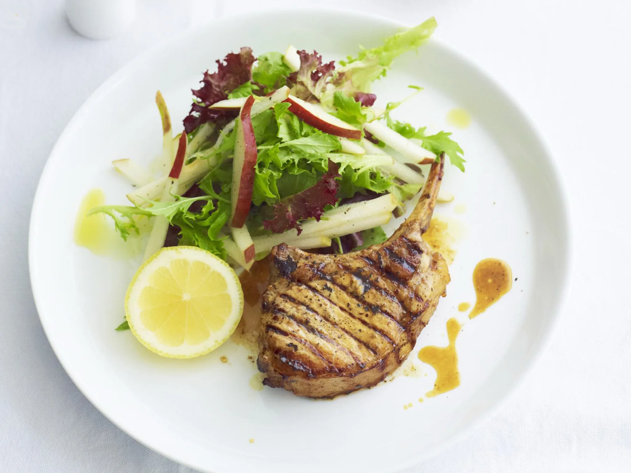 barbecued honey mustard pork cutlets