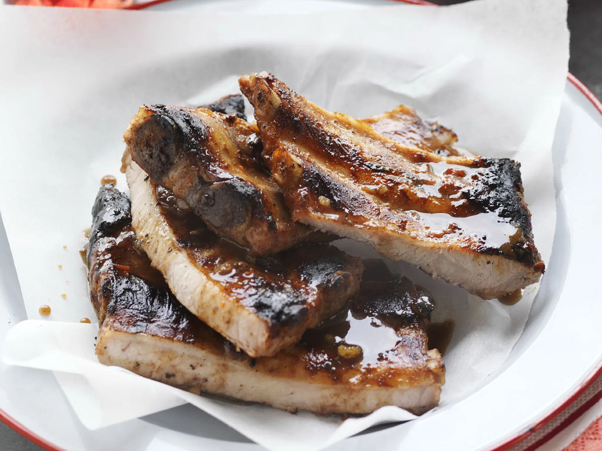 five-spice, honey & tamarind pork spare ribs