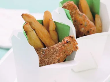chicken and chips
