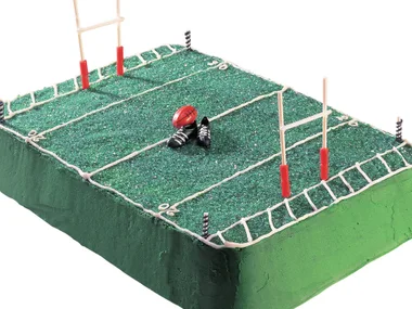 rugby cake