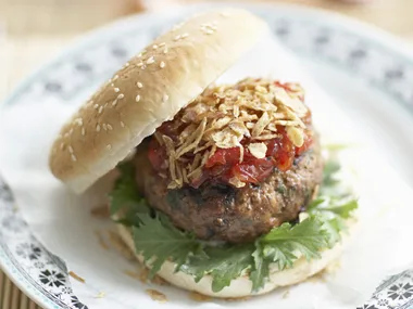 chilli pork burgers