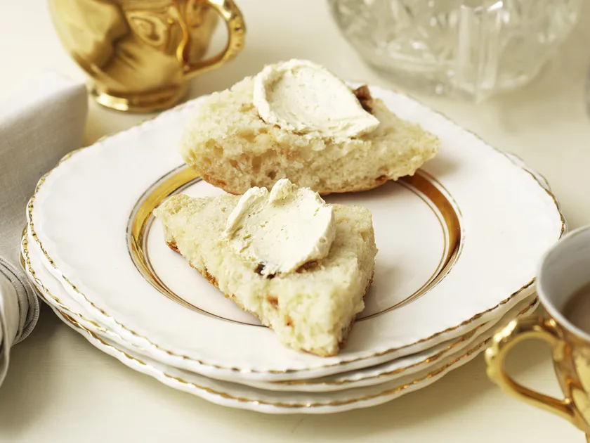 Date Scones with Whipped Caramel Butter