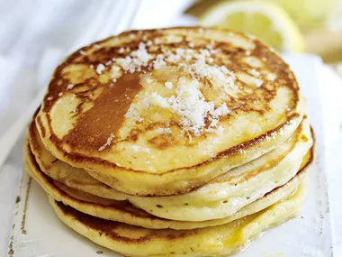 lemon and sugar pancakes