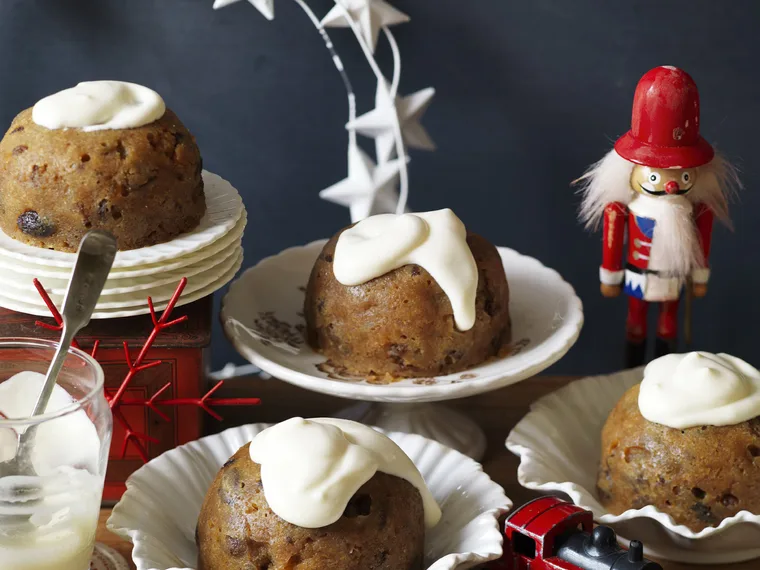 microwave Christmas puddings