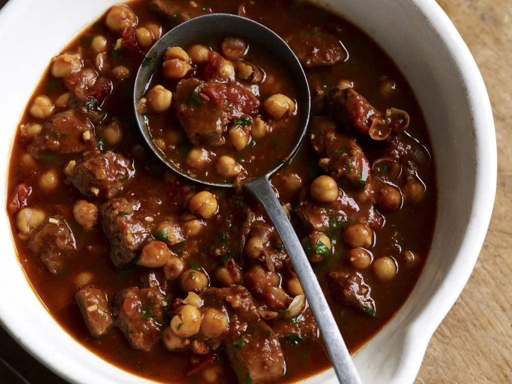 chipotle lamb and chickpea stew