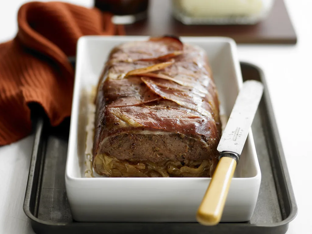 caramelised onion glazed meatloaf