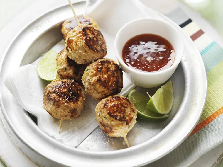 thai fish cake skewers