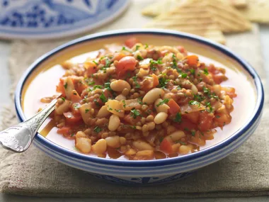 white bean and lentil tagine
