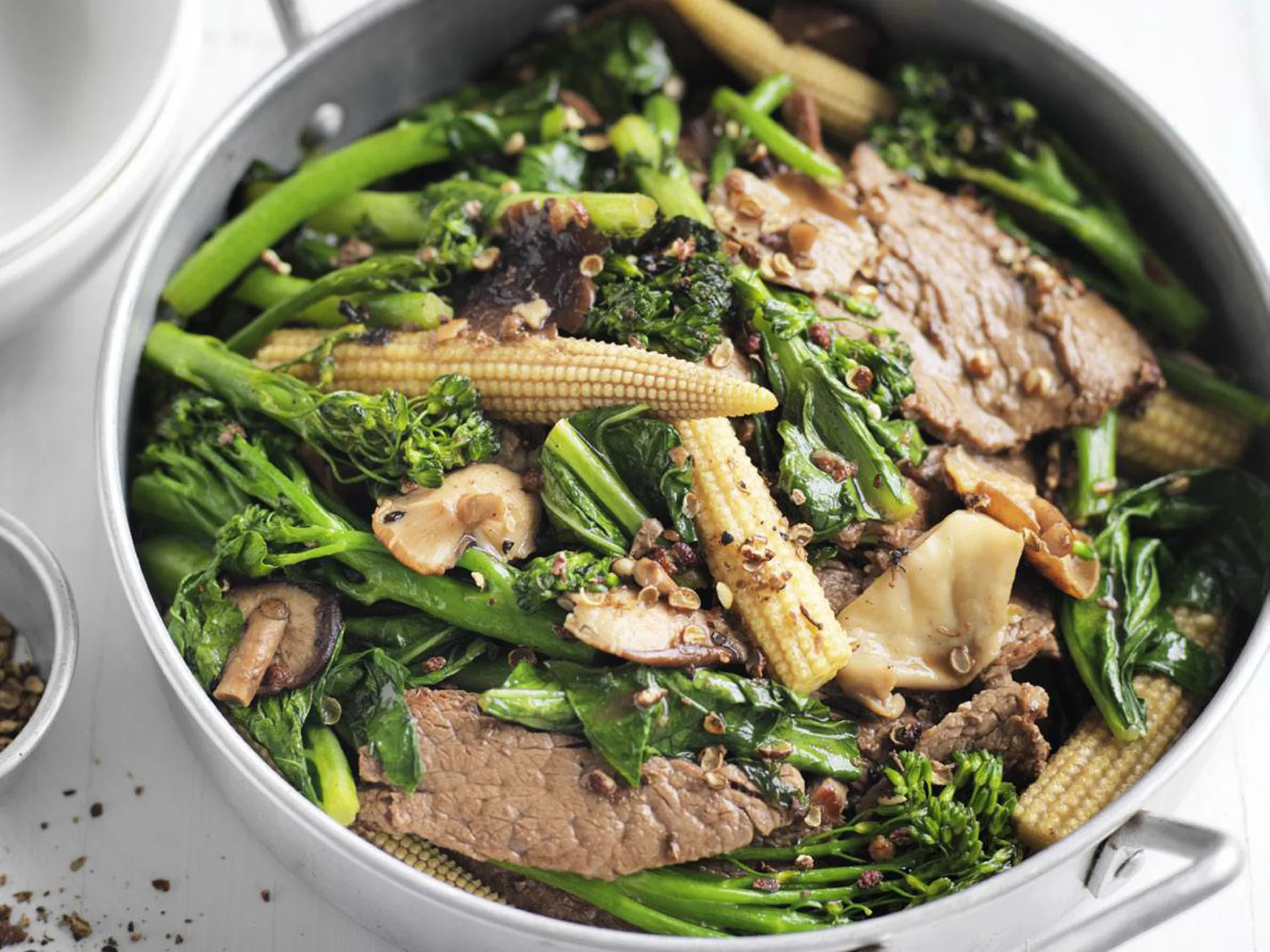 Sichuan beef stir-fry-image