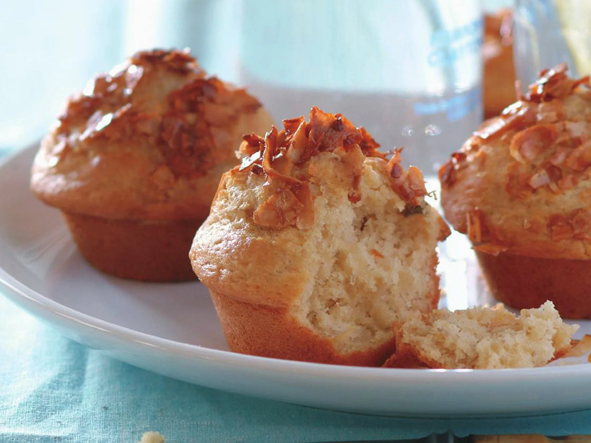 Banana maple muffins