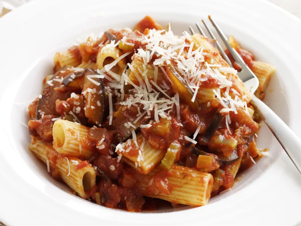 rigatoni with eggplant sauce