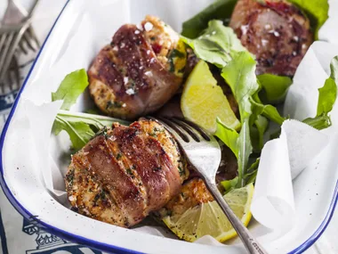 bacon and herb chicken patties