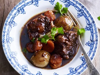 OXTAIL STEW WITH RED WINE AND PORT