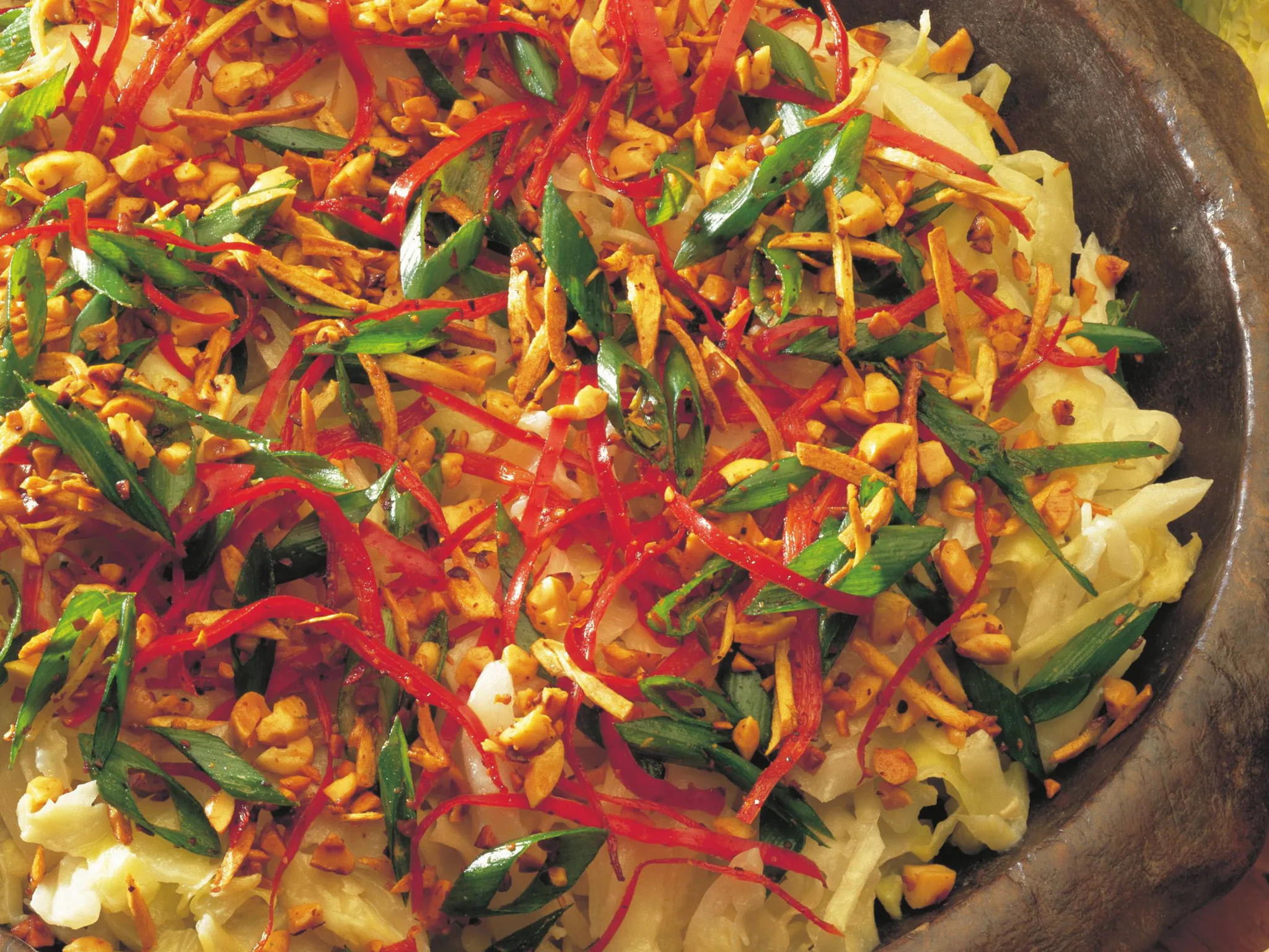 cabbage salad with lime juice dressing