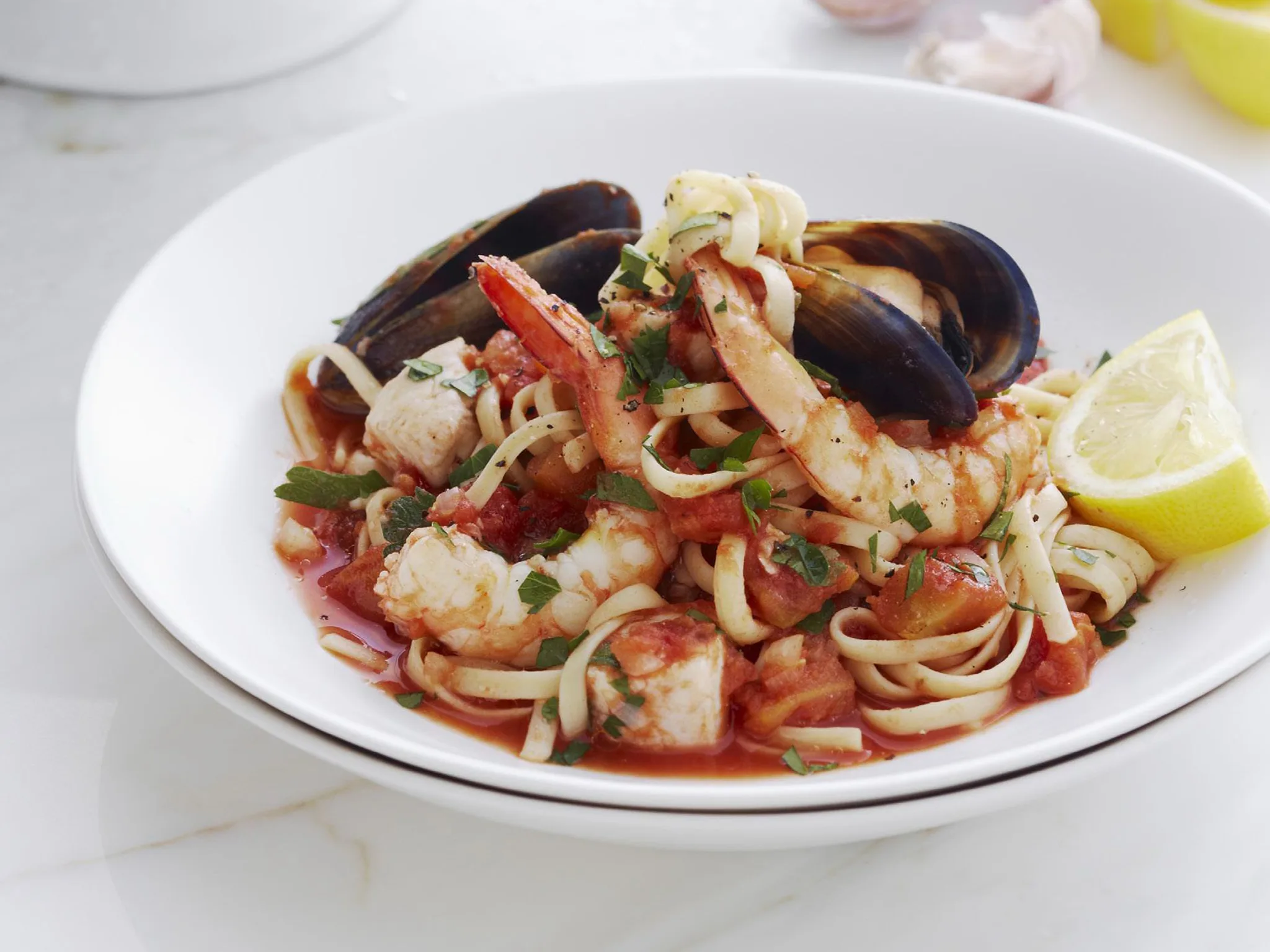 linguine marinara