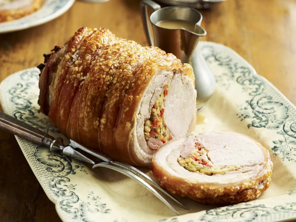 ROAST PORK LOIN with Rosemary Gravy