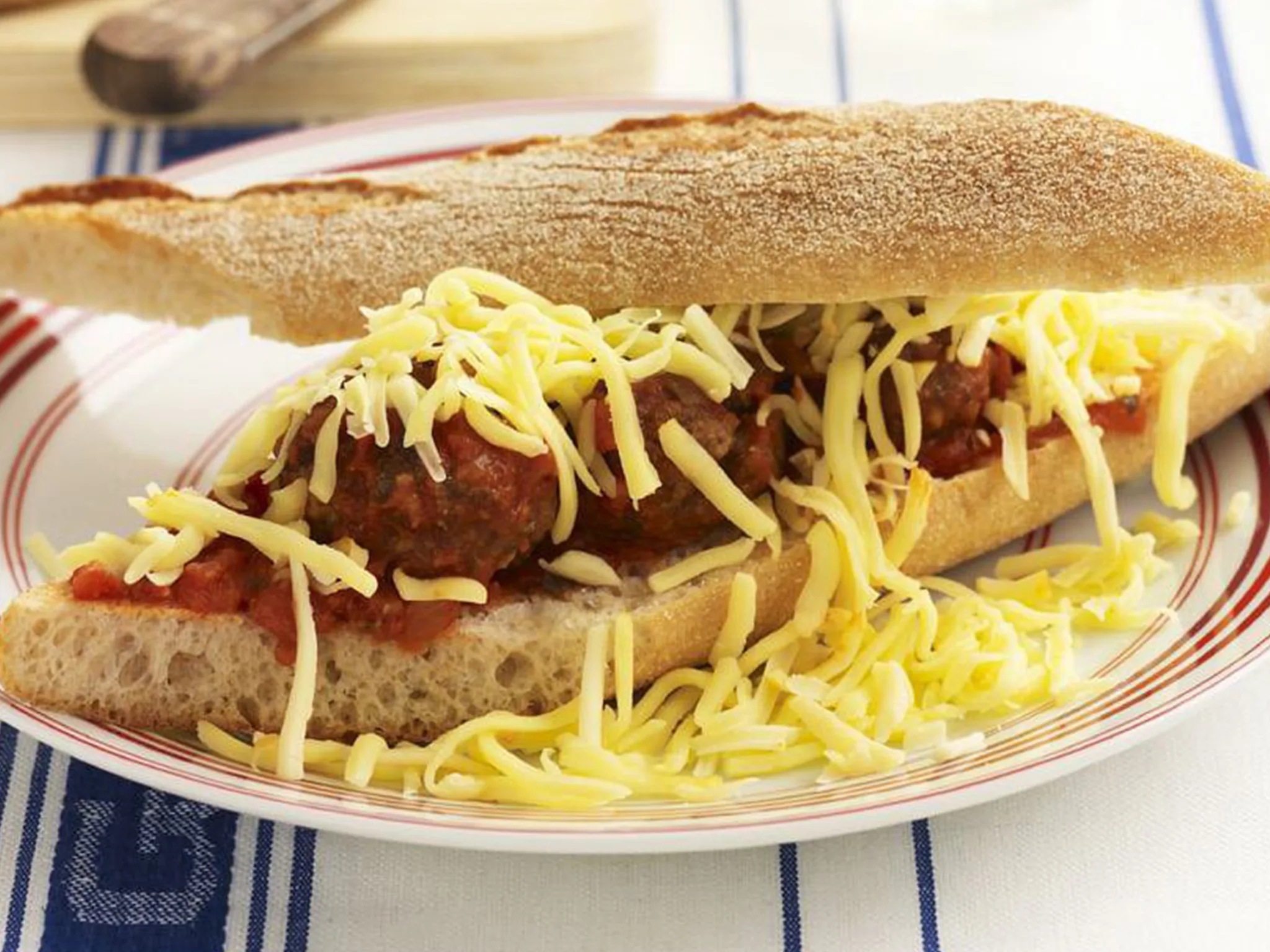 NAPOLETANA MEATBALL BAGUETTE