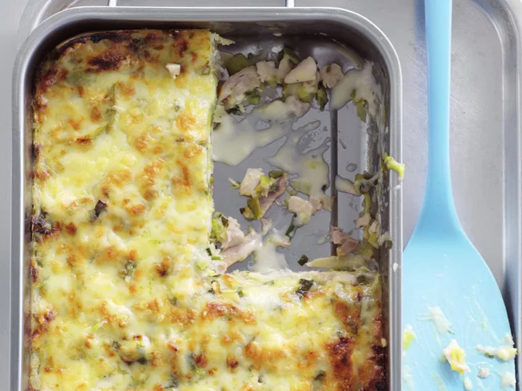 chicken & leek lasagne