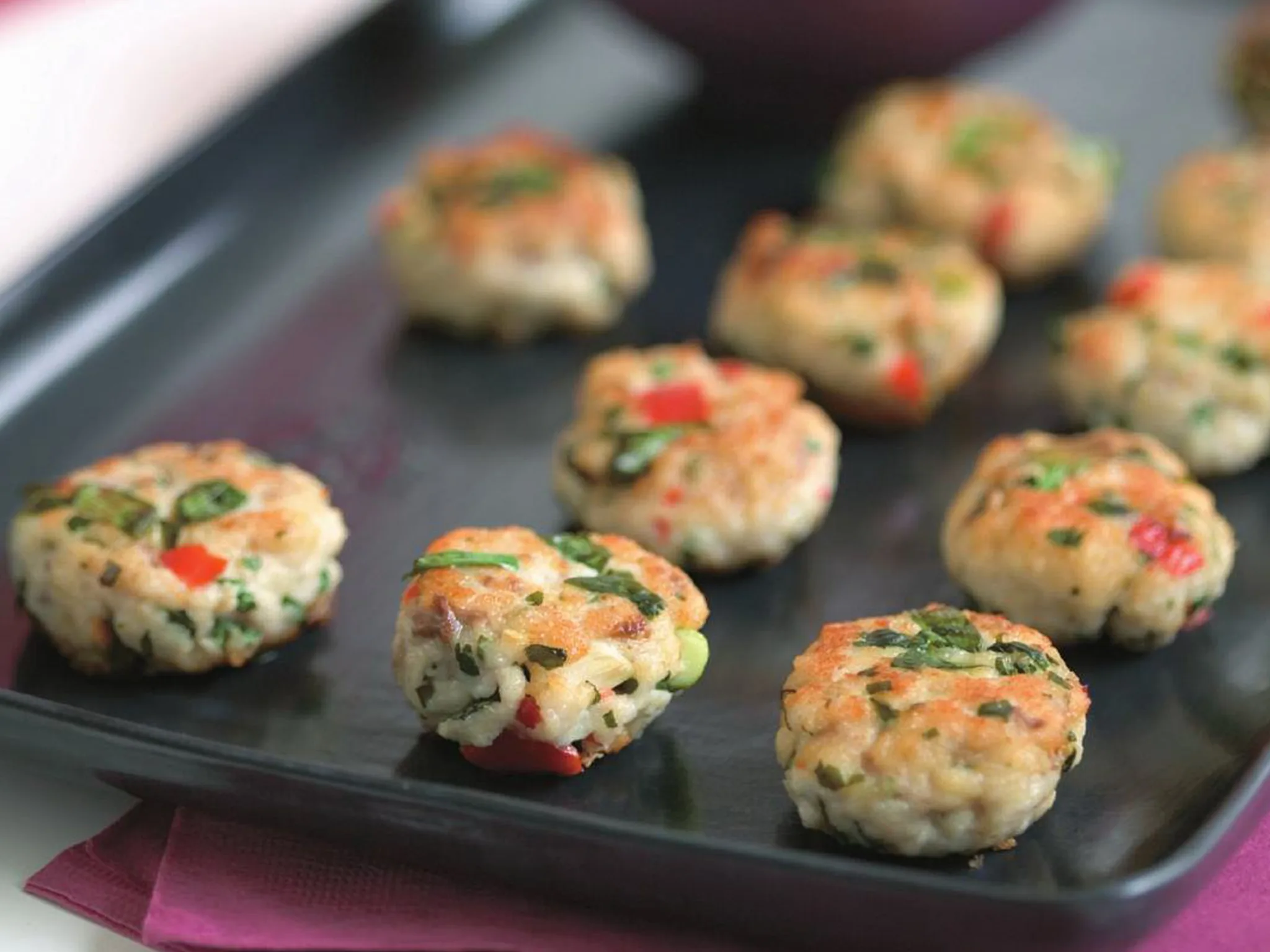 fish and coriander cakes
