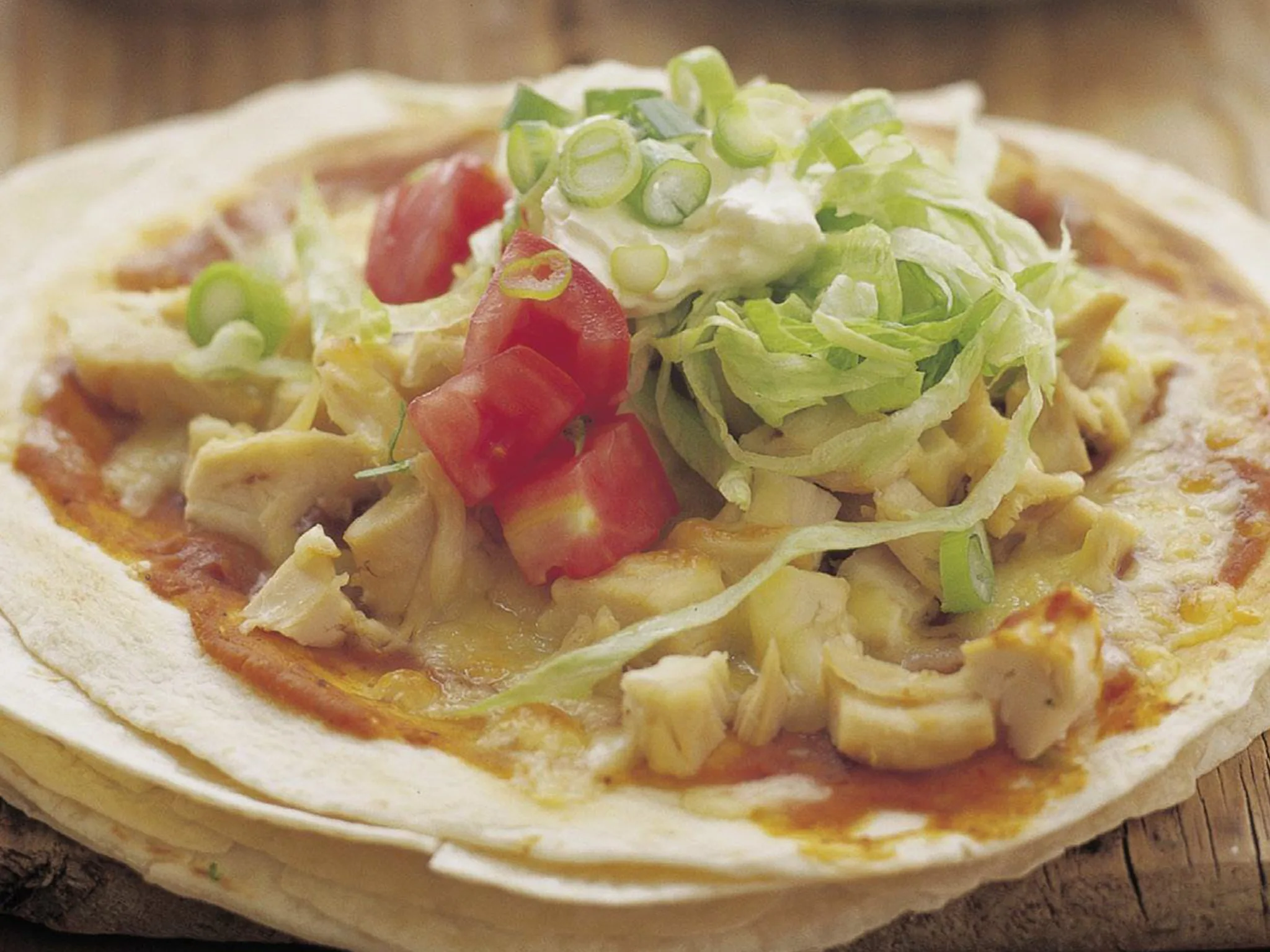 Chicken tostadas