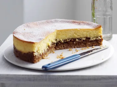 spiced fig and orange cheesecake