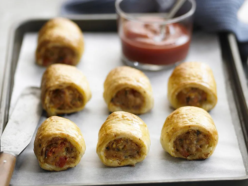 chicken sausage rolls