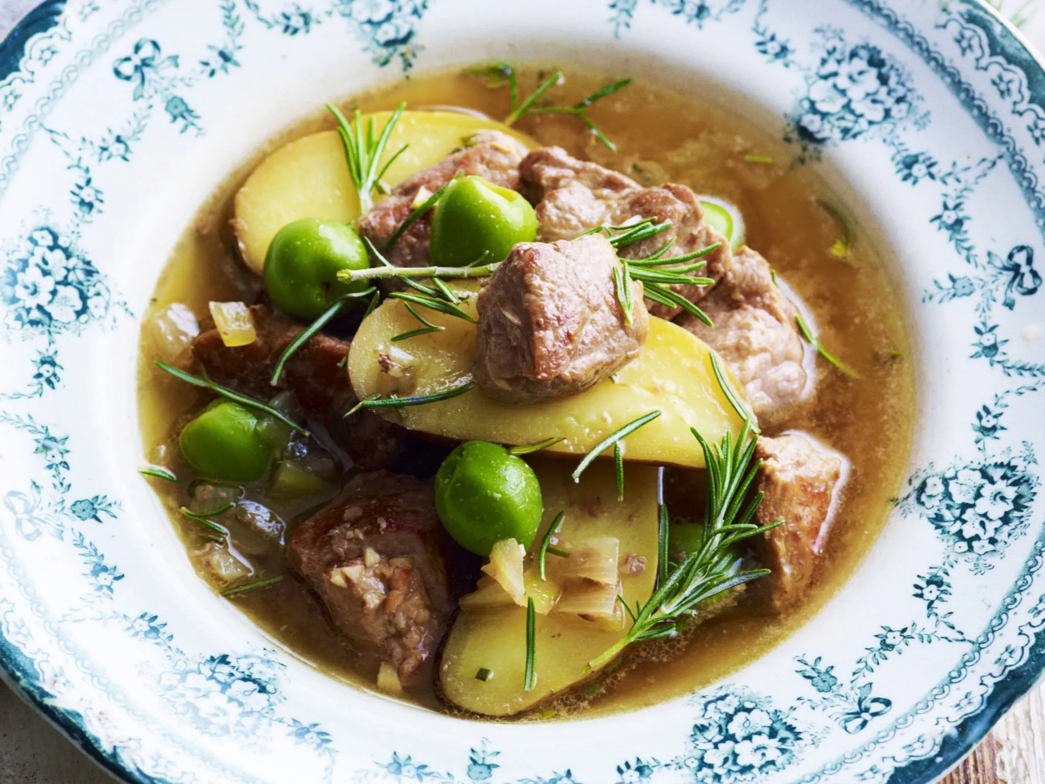 PORK AND GREEN OLIVE STEW