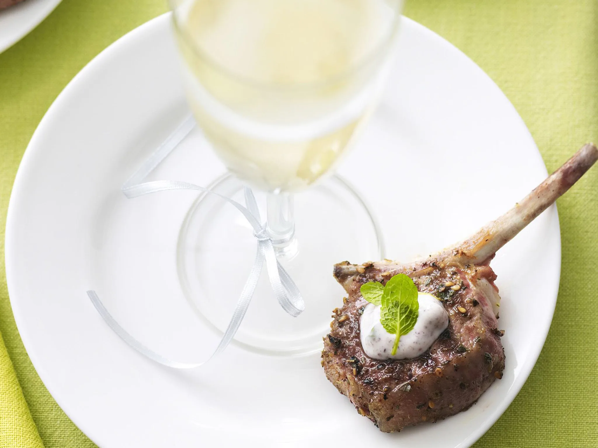 LAMB CUTLETS with Sumac Yogurt