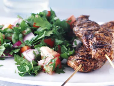 Sumac and paprika-spiced chicken with herb salad