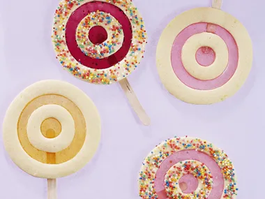 stained-glass lollypops