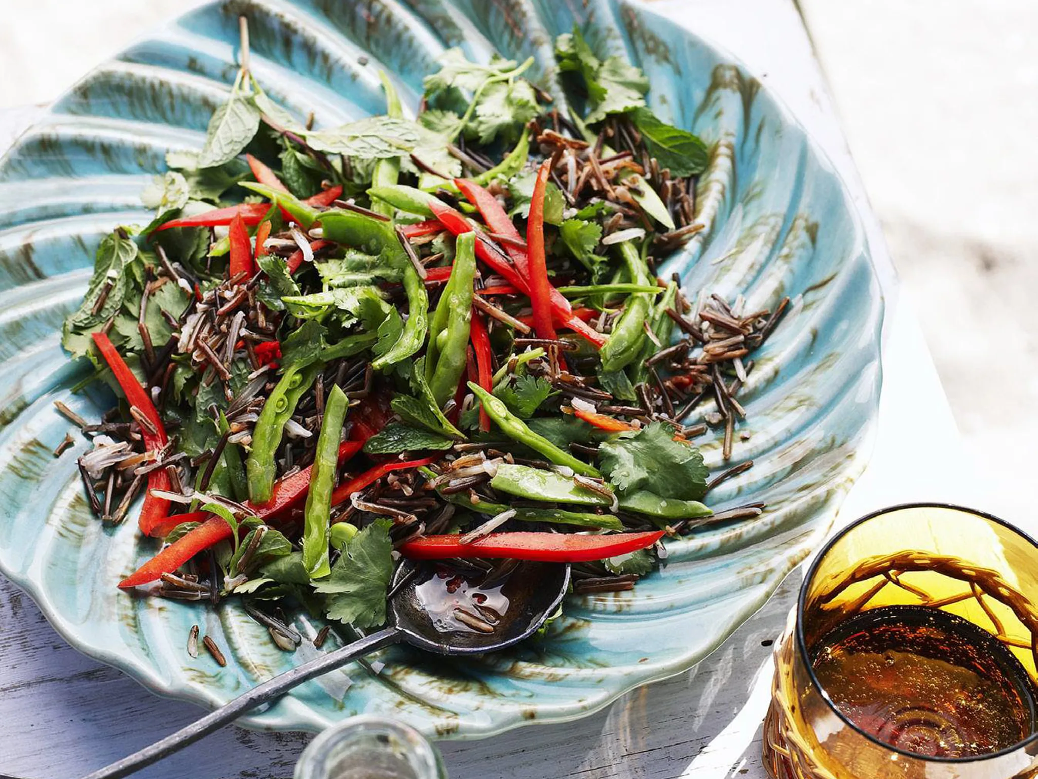 asian herb salad