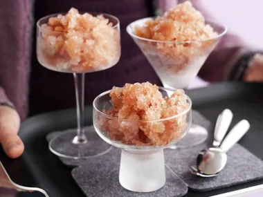 watermelon and mint granita