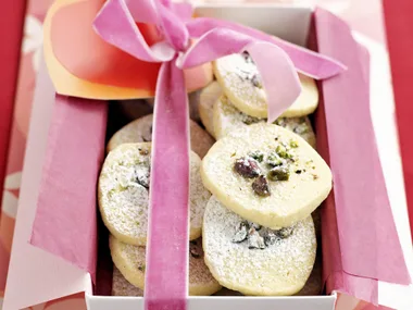 pistachio shortbread