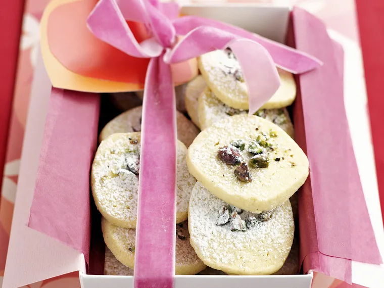pistachio shortbread