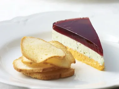 goat's cheese gateau