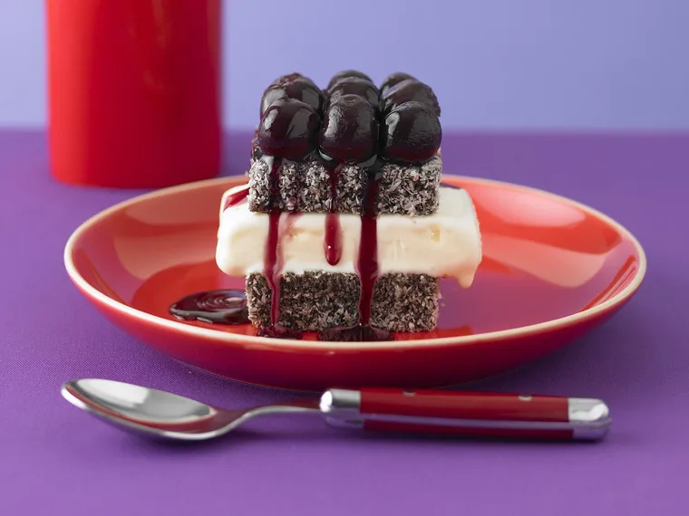 black forest ice-cream sandwich