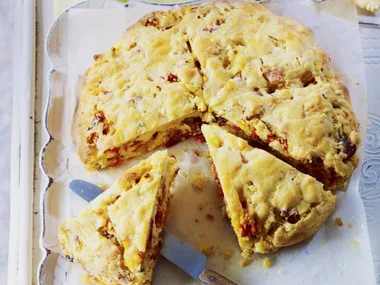 egg and bacon wedges