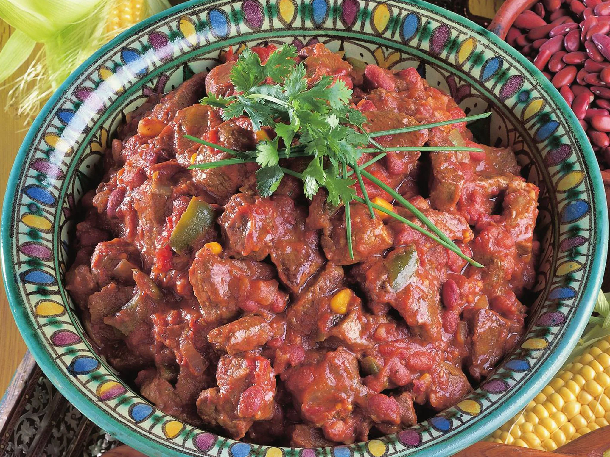 chilli beef and beans