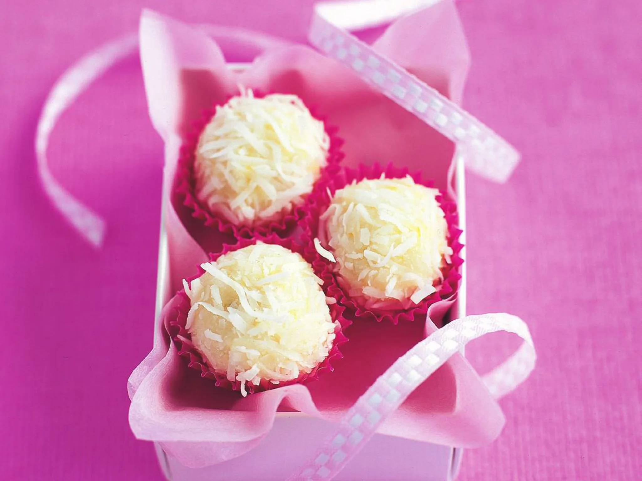 white choc, lemon, lime and coconut