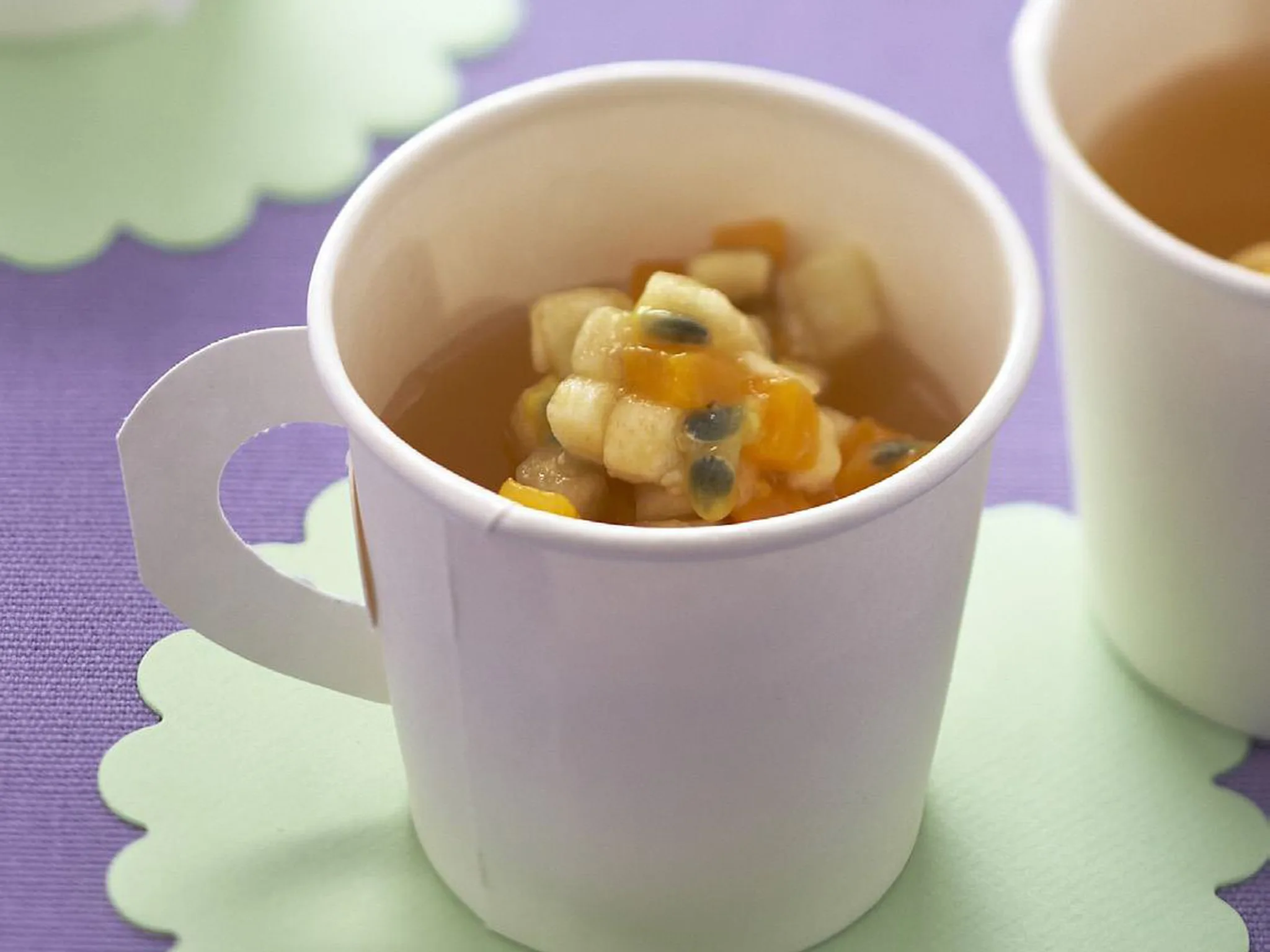 tropical jelly cups