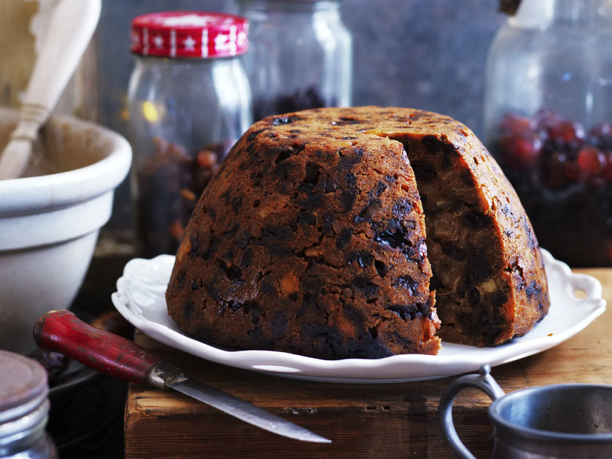 chocolate stout steamed pudding