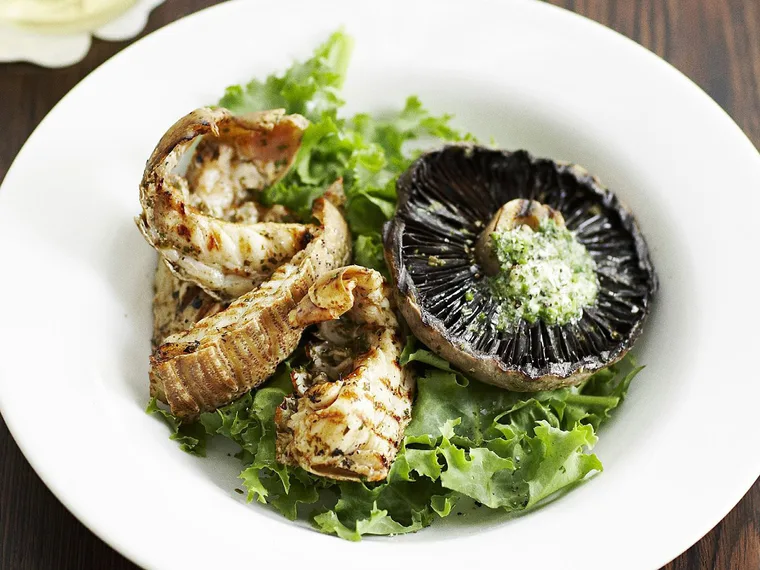 balmain bugs with garlic herbed butter