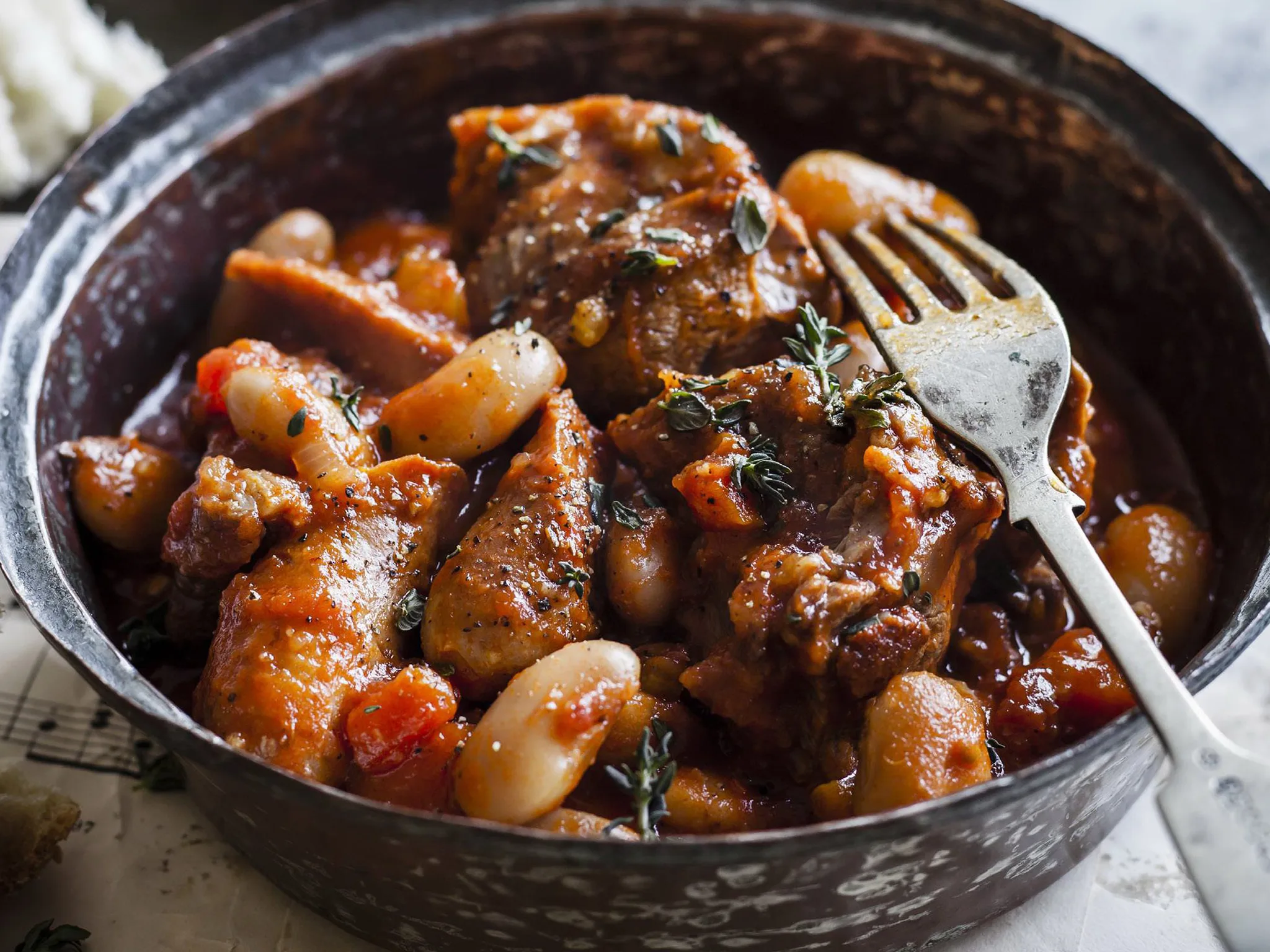 lamb and white bean stew