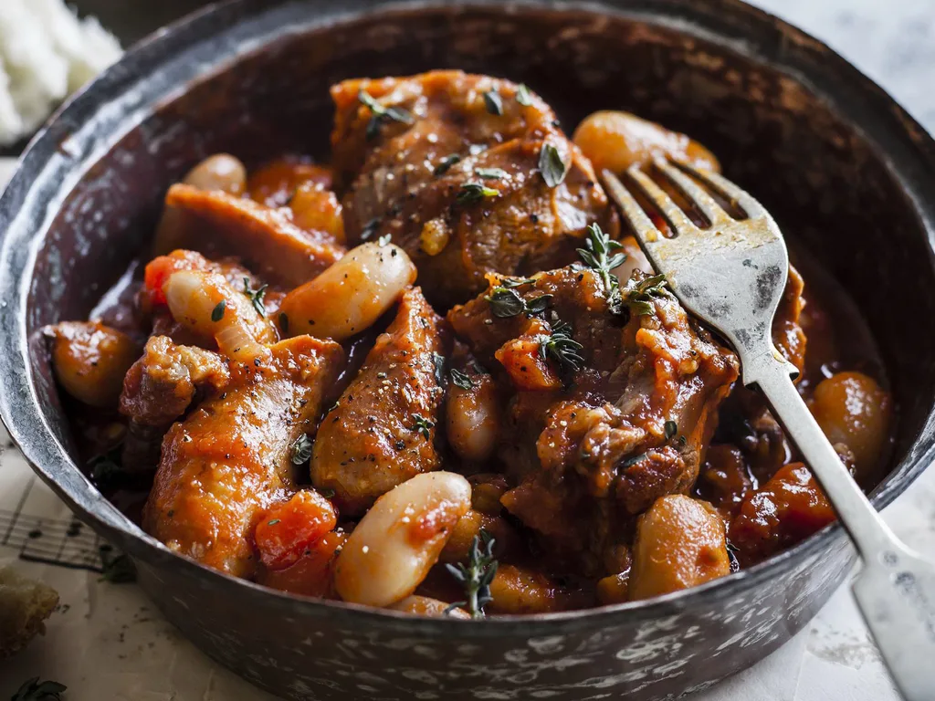 lamb and white bean stew