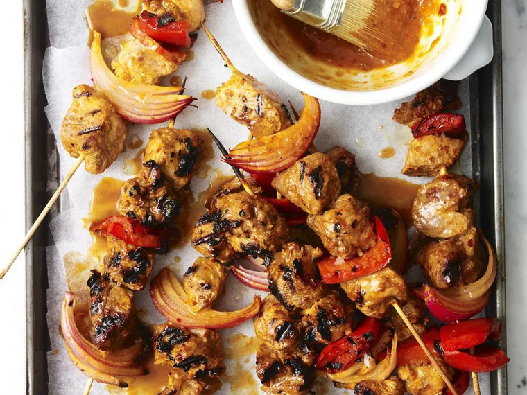 PORTUGUESE-STYLE PORK SKEWERS