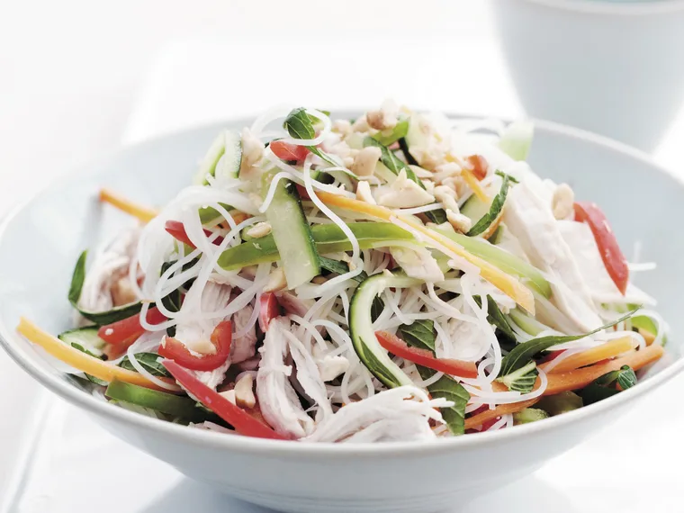 Shredded chicken salad