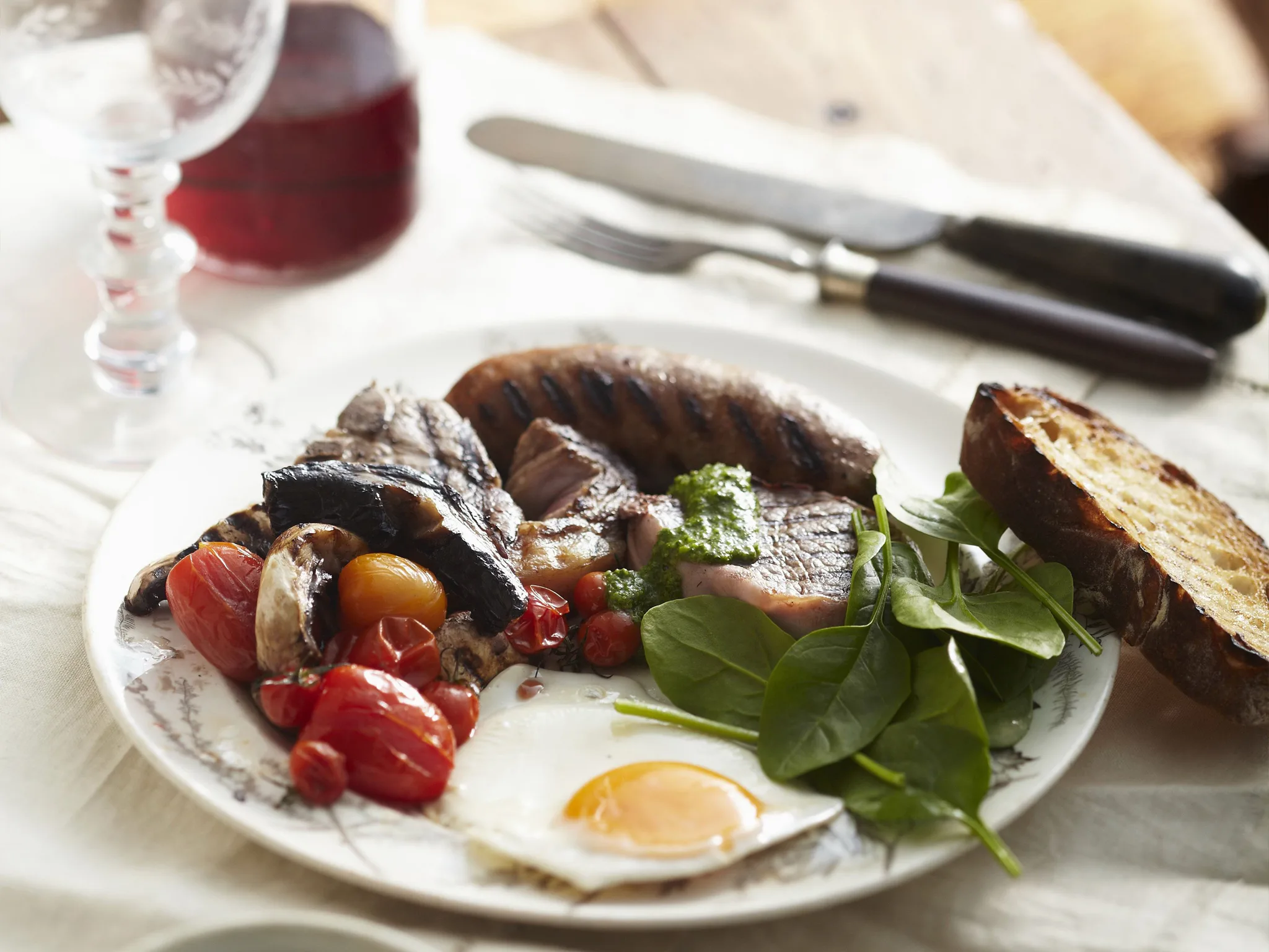 MIXED GRILL with Salsa Verde