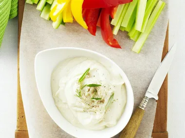 garlic, rosemary and white bean dip