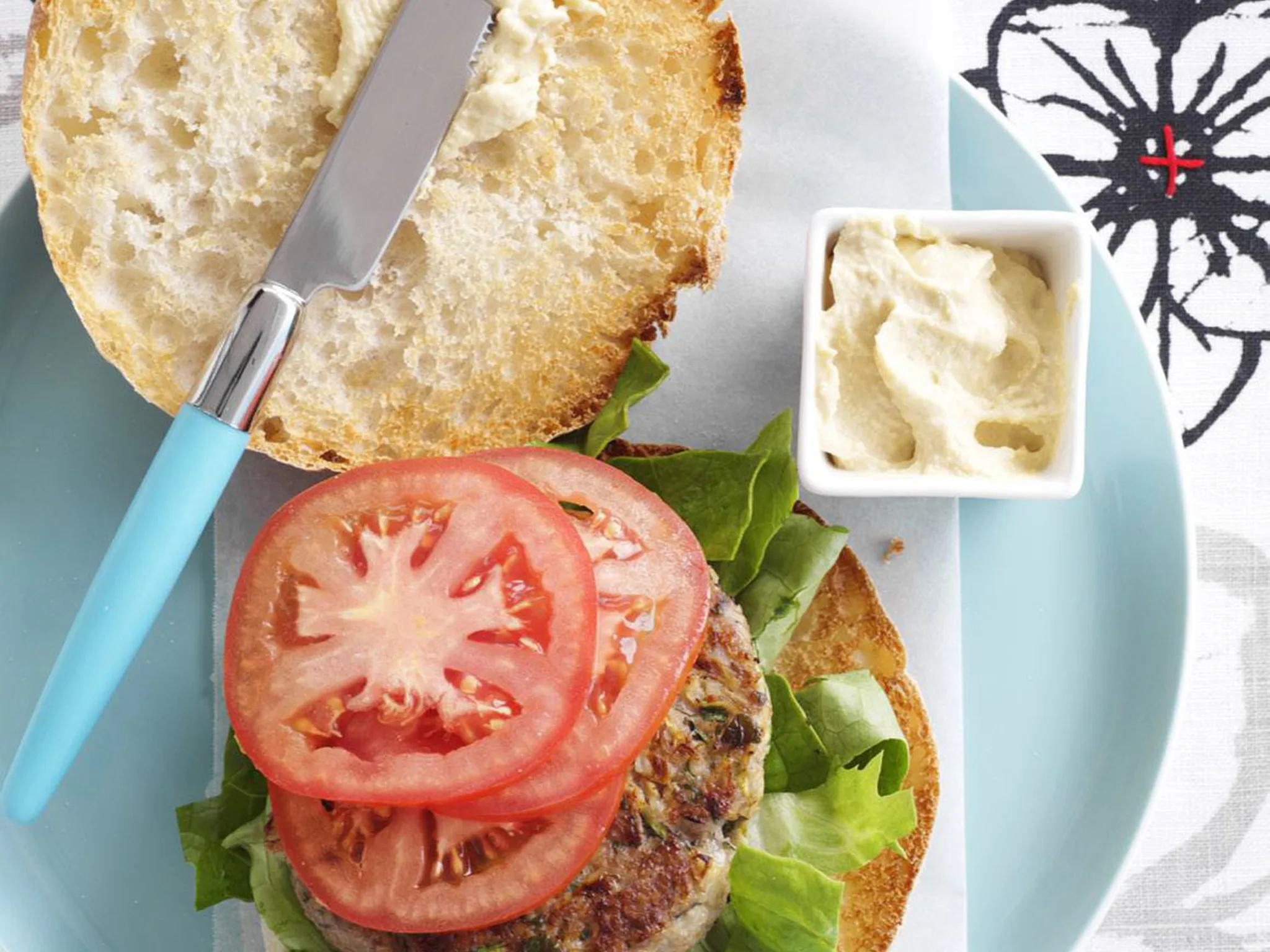 lamb and burghul burgers