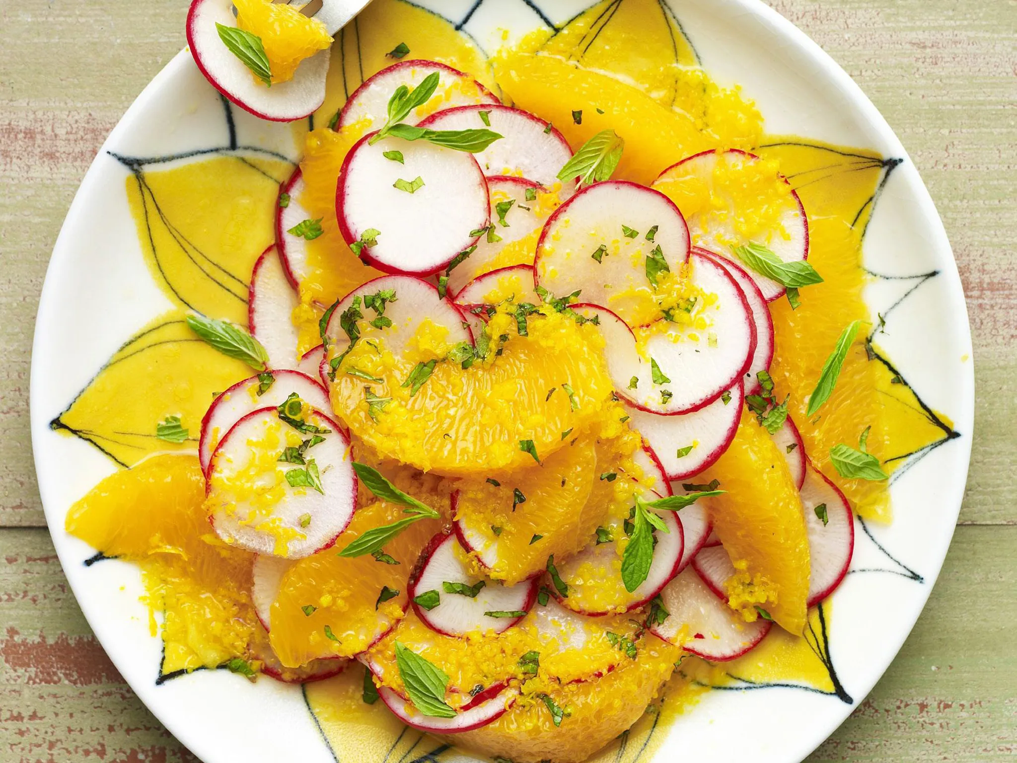 orange and radish salad